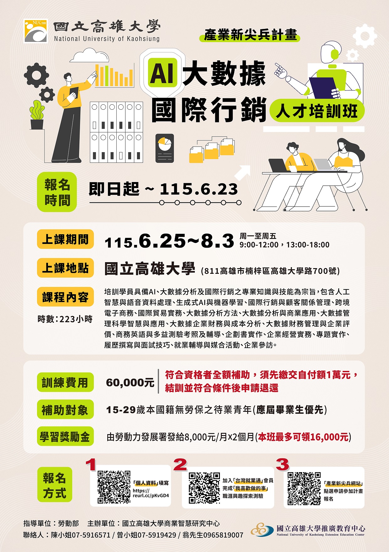 課程資訊 國立高雄大學推廣教育中心 National University of Kaohsiung Extension Education ...